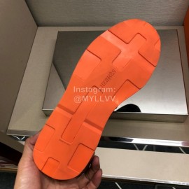 Hermes Black Calf Leather Business Shoes For Men 