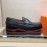 Hermes Calf Leather Business Shoes For Men Navy
