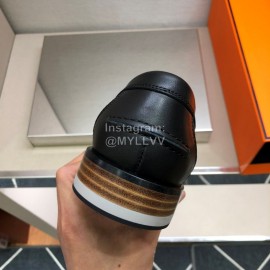 Hermes New Calf Leather Business Shoes For Men