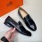 Hermes Fashion Calf Leather Business Shoes For Men