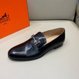 Hermes Fashion Calf Leather Business Shoes For Men