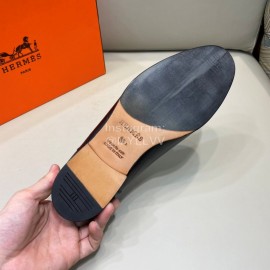 Hermes Fashion Calf Leather Business Shoes For Men