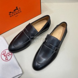Hermes Fashion Cowhide Business Shoes For Men