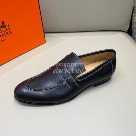 Hermes Fashion Cowhide Business Shoes For Men