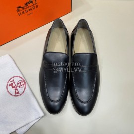 Hermes Fashion Cowhide Casual Business Shoes For Men