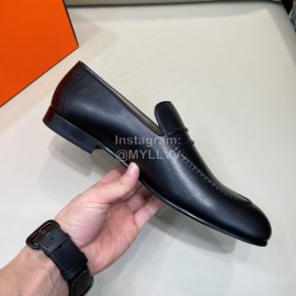 Hermes Fashion Cowhide Casual Business Shoes For Men