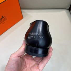 Hermes Fashion Cowhide Casual Business Shoes For Men