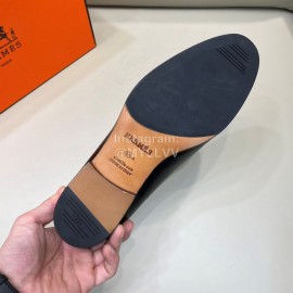 Hermes Fashion Cowhide Casual Business Shoes For Men