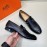 Hermes Classic Calfskin Business Shoes For Men 