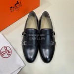 Hermes New Calfskin Business Shoes For Men 