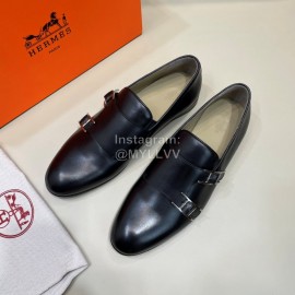 Hermes New Calfskin Business Shoes For Men 