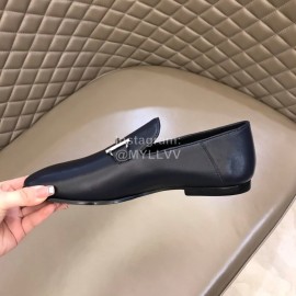 Hermes New Calfskin Business Shoes For Men Navy