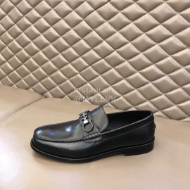 Hermes New Calfskin Casual Business Shoes For Men Black