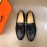 Hermes Fashion Black Cowhide Business Shoes For Men 