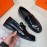 Hermes New Cowhide Chain Business Shoes For Men 