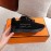 Hermes Autumn Winter Couple Retro Sneakers Black