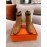 Hermes Autumn Winter High Heeled Short Boots Brown