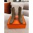 Hermes Autumn Winter High Heeled Short Boots Coffee