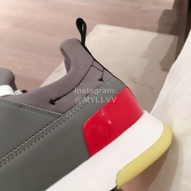 Hermes New Thick Soled Casual Shoes Gray