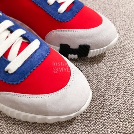 Hermes Autumn Winter Couple Sneakers Red