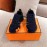 Hermes Autumn Winter Couple Sneakers Blue