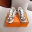 Hermes Autumn Winter Couple Retro Sneakers Coffee