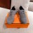 Hermes Autumn Winter Couple Retro Sneakers Gray