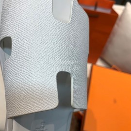 Hermes Summer Classic Flat Heel White Slippers For Men