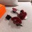 Hermes Autumn Winter Fashion Mink Hair Slippers White Wine Red