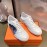 Hermes Leather Casual Lace Up Shoes For Men And Women 