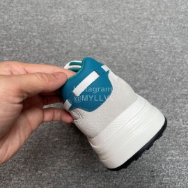 Hogan Hyperlight Suede Calfskin Mesh Sneakers For Men Blue