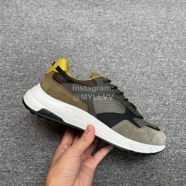 Hogan Hyperlight Suede Calfskin Mesh Sneakers For Men Gray