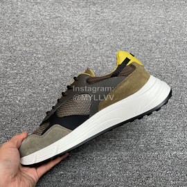 Hogan Hyperlight Suede Calfskin Mesh Sneakers For Men Gray