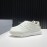 Hogan Soft Calfskin Thick Soled Sneakers For Men White