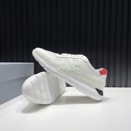 Hogan Soft Calfskin Mesh Thick Soled Sneakers For Men 