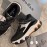 Hogan Fashion Black Thick Soled Sneakers For Women