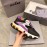 Hogan Fashion Winter Autumn Color Matching Thick Soled Sneakers For Women Black