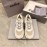Hogan Fashion Winter Autumn Color Matching Thick Soled Sneakers For Women Beige