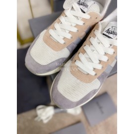 Hogan Fashion Cattle Leather Thick Soled Casual Shoes For Women Gray