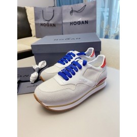 Hogan New Cattle Leather Thick Soled Casual Shoes For Women 