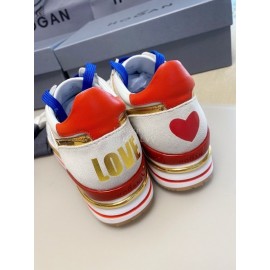 Hogan Cattle Leather New Thick Soled Casual Shoes For Women 