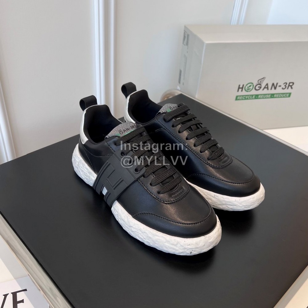 Hogan Fashion Cowhide 3r Casual Sneakers For Women Black