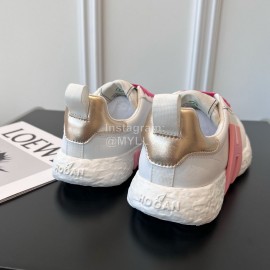 Hogan Fashion Cowhide 3r Casual Sneakers For Women Pink