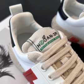 Hogan Fashion Cowhide 3r Casual Sneakers For Women Orange