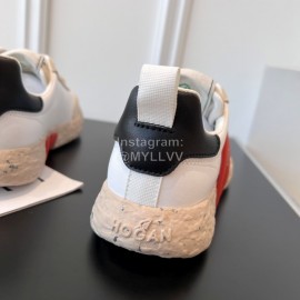 Hogan Fashion Cowhide 3r Casual Sneakers For Women Orange