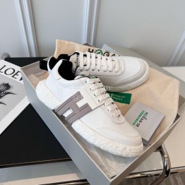 Hogan Fashion Cowhide 3r Casual Sneakers For Women Gray