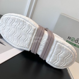 Hogan Fashion Cowhide 3r Casual Sneakers For Women Gray