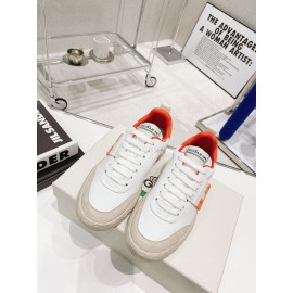 Hogan Fashion 3r Cowhide Casual Sneakers For Women Orange