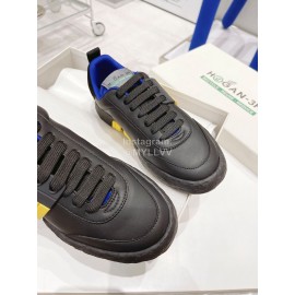 Hogan Fashion 3r Cowhide Casual Sneakers For Women Yellow