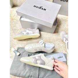 Hogan Fashion 3r Cowhide Casual Lace Up Sneakers For Women 